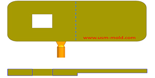 Gate position determination of plastic injection mold runner design system