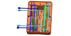 The principle of mold temperature balance in plastic mold cooling system design