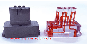 Conformal cooing channel of plastic injection mold