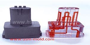 Conformal cooing channel of plastic injection mold