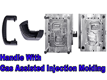 Gas assisted injection molding
